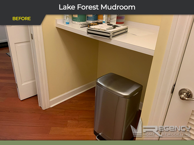 Mudroom, Laundry and Powder Room - 1471 Wedgewood Dr, Lake Forest, IL 60045 by Regency Home Remodeling