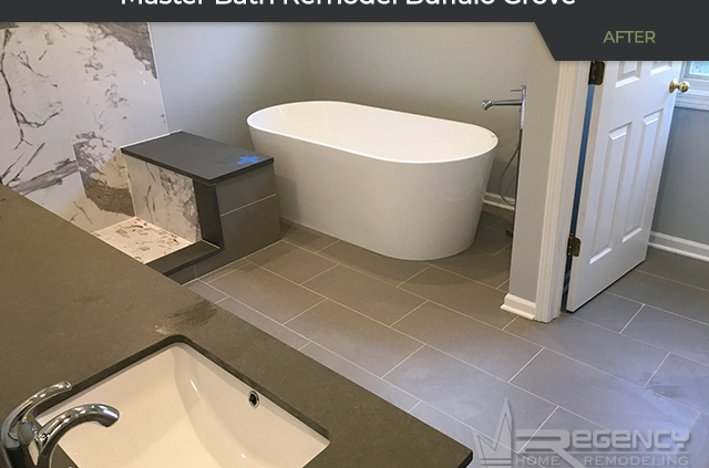 Master Bath Remodel - 807 Summer Ct, Buffalo Grove, IL 60089 by Regency Home Remodeling