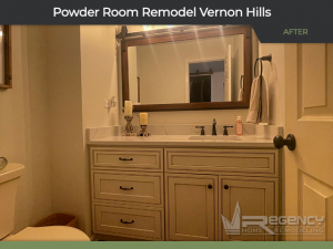 Powder Room Remodel - 383 Hobble Bush Ln, Vernon Hills, IL 60061 by Regency Home Remodeling