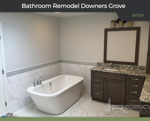 Bathroom Remodel - 9S311 Graceland St, Downers Grove, IL 60516 by Regency Home Remodeling