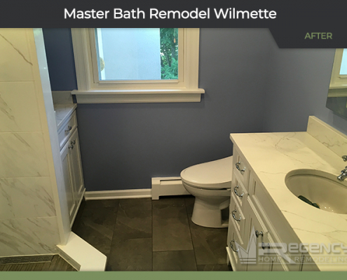 Master Bath Remodel - 2010 Thornwood Ave, Wilmette, IL 60091 by Regency Home Remodeling
