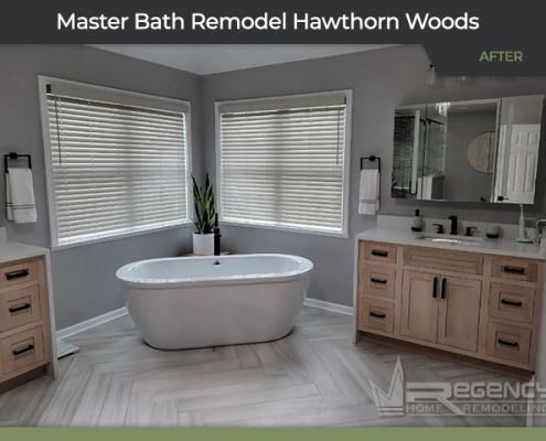 Master Bath Remodel - 14 Tournament Dr N, Hawthorn Woods, IL 60047 by Regency Home Remodeling