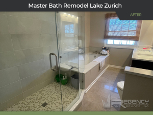 Master Bath Remodel - 676 Sheridan Ct, Lake Zurich, IL 60047 by Regency Home Remodeling