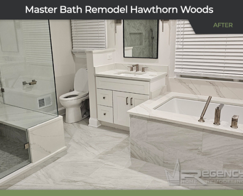 Master Bath Remodel - 85 Tournament Dr N Hawthorn Woods, IL 60047 by Regency Home Remodeling