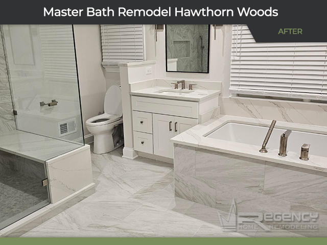 Master Bath Remodel Hawthorn Woods - Regency Home Remodeling