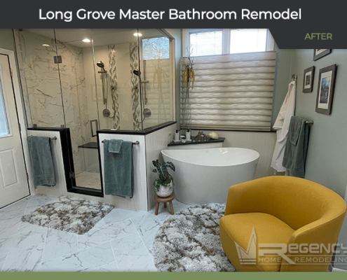Master Bathroom Remodel - 4114 3 Lakes Dr, Long Grove, IL 60047 by Regency Home Remodeling