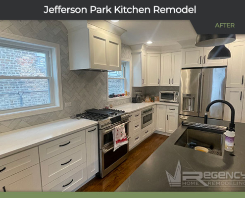 Kitchen Remodel - 4934 W Gunnison St, Chicago, IL 60630 by Regency Home Remodeling