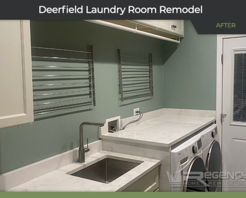 Laundry Room Remodel - 28 Rivershire Dr, Deerfield IL 60015 by Regency Home Remodeling