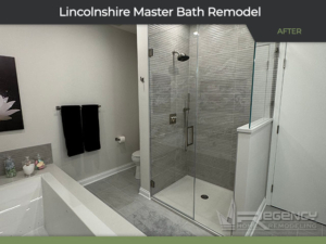 Master Bath Remodel - 209 Rivershire Ln, Lincolnshire, IL 60069 by Regency Home Remodeling