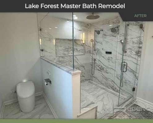 Master Bath Remodel - 1260 Grove Ct, Lake Forest, IL 60045 by Regency Home Remodeling