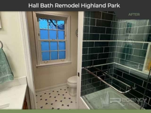 Hall Bath Remodel - 739 Kimball Rd, Highland Park, IL 60035 by Regency Home Remodeling