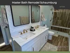 Master Bath Remodel - 501 Willington Dr, Schaumburg, IL 60194 by Regency Home Remodeling