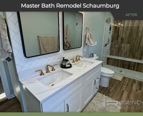 Master Bath Remodel - 501 Willington Dr, Schaumburg, IL 60194 by Regency Home Remodeling