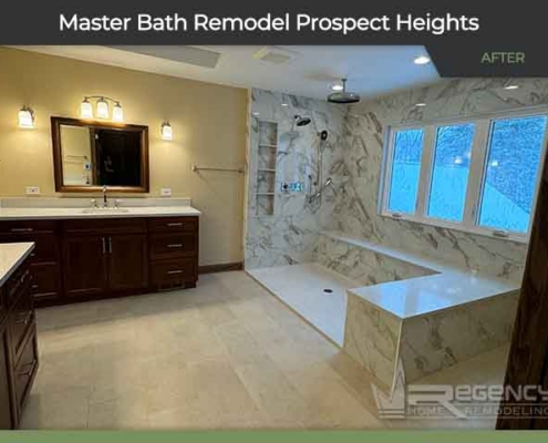 Master Bath Remodel - 513 Claire Ln, Prospect Heights, IL 60070 by Regency Home Remodeling