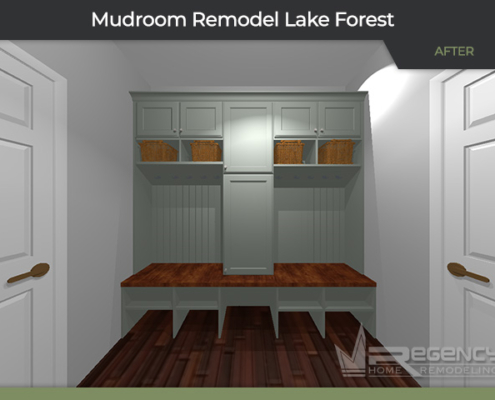 Mudroom Remodel - 1775 W Broadland Ln, Lake Forest, IL 60045 by Regency Home Remodeling